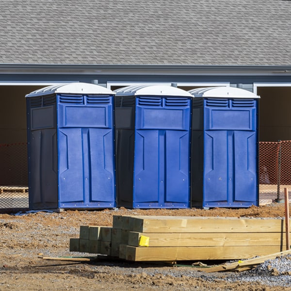 what is the cost difference between standard and deluxe portable toilet rentals in Chancellor South Dakota